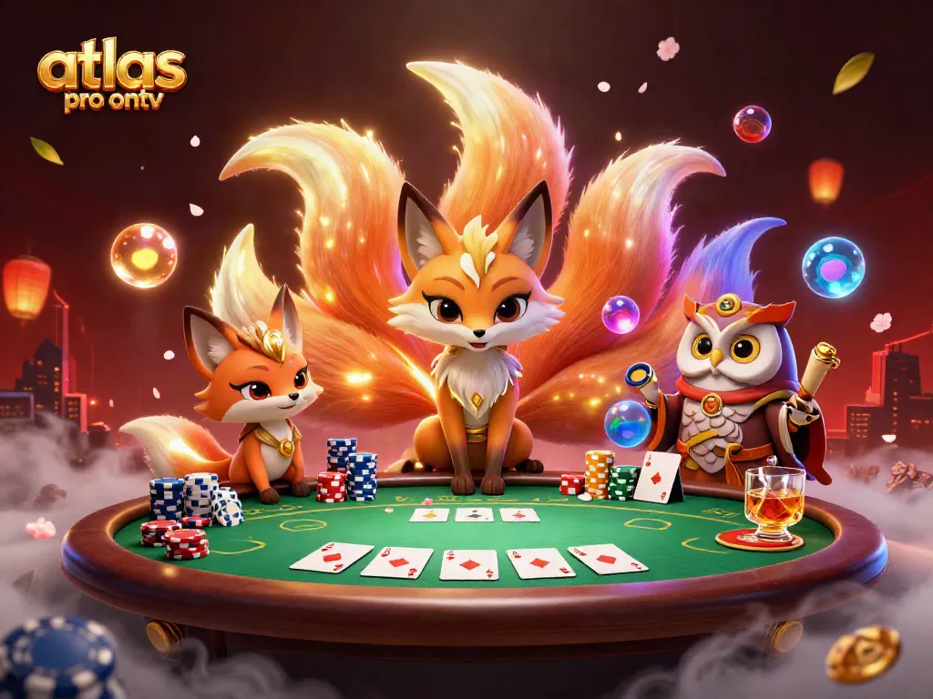 Atlas Pro ONTV offre une expérience de poker immersive avec des tables et des niveaux de mise variés.